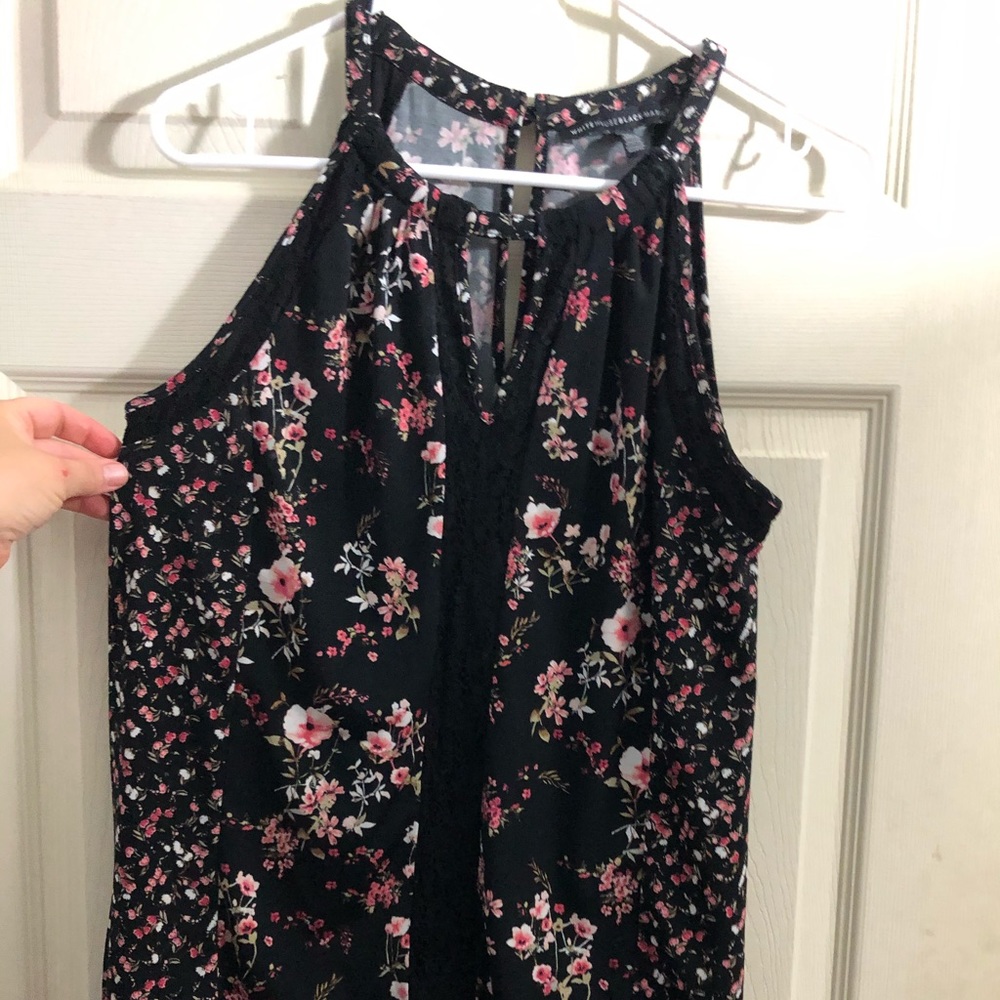 WHBM dressy tank with stretch size M